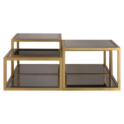 Salontafel Loua set van 4 (Brushed Gold) Richmond Salontafel Loua set van 4 (Brushed Gold) Richmond