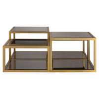 Salontafel Loua set van 4 (Brushed Gold) Richmond - thumbnail