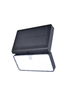 Lutec Zwarte wandlampTuda solar enkel - 6935501330
