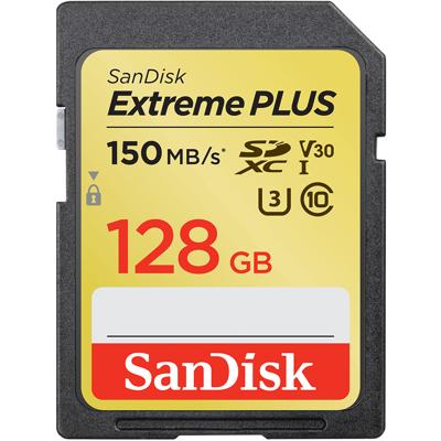 Extreme PLUS - Flashgeheugenkaart - 128 GB - Video Class V30 UHS Class 3 Class10 - SDXC UHS-I Extreme PLUS - Flashgeheugenkaart - 128 GB - Video Class V30 UHS Class 3 Class10 - SDXC UHS-I
