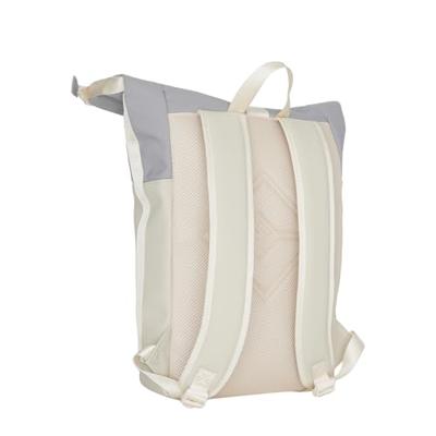 New Rebels Ferron New York Rolltop Rugzak 16L Beige New Rebels Ferron New York Rolltop Rugzak 16L Beige