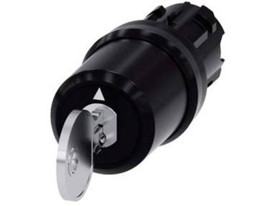 Siemens 3SU10005PL410AA0 3SU1000-5PL41-0AA0 Sleutelschakelaar 2 x 45 ° IP66, IP67, IP69/IP69K 1 stuk(s)
