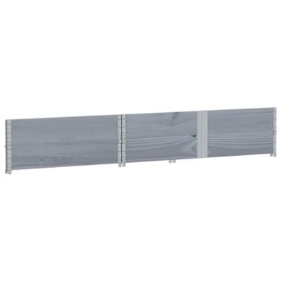 VidaXL Plantenbak 150x100 cm massief grenenhout grijs VidaXL Plantenbak 150x100 cm massief grenenhout grijs