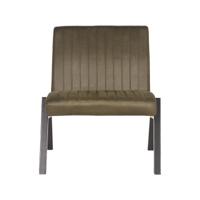 LABEL51 Fauteuil Matz - Army green - Microfiber - thumbnail