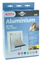 Petsafe kattenluik tot 7 kg aluminium wit - thumbnail