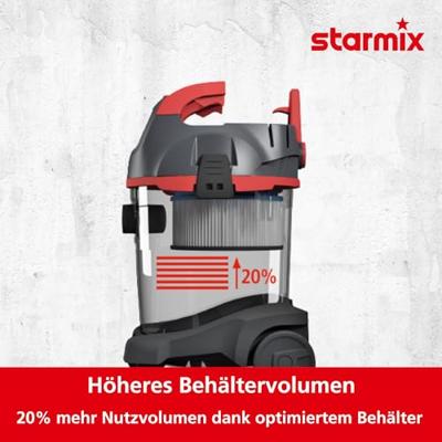 Starmix NSG uClean 1432 ST Stofzuiger 1400W 32L - 016245