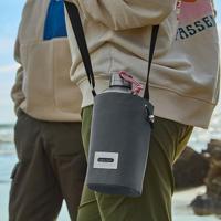 Black+Blum Geïsoleerde Flessentas - Koeltas voor fles - Grijs - thumbnail