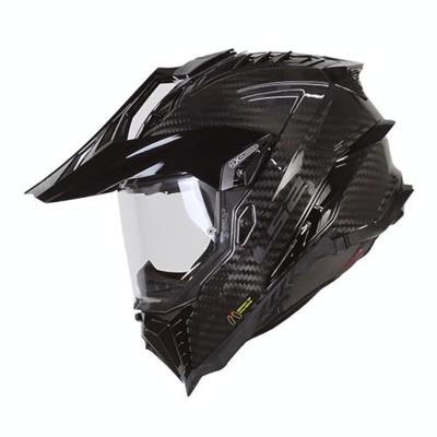 LS2 endurohelm "mx701 explorer massief". helmet mx701 explorer solid 3xl matt black