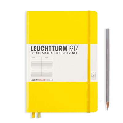 Leuchtturm Lemon, Medium (A5), 251 p., ruled