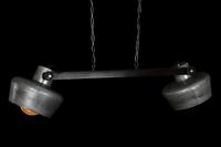 Plafondlamp DKD Home Decor Ijzer Mangohout 50 W (104 x 25 x 28 cm) - thumbnail