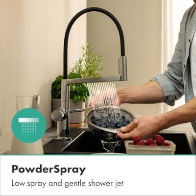Hansgrohe Talis Select M54 PowderSpray ééngreeps keukenkraan Semi-Pro 3jet, chroom Hansgrohe Talis Select M54 PowderSpray ééngreeps keukenkraan Semi-Pro 3jet, chroom