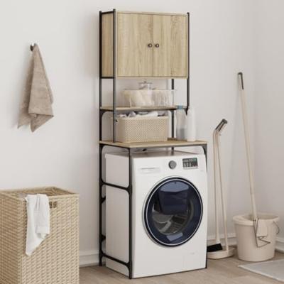 VidaXL Wasmachinekast 68x48,5x194 cm sonoma eikenkleurig VidaXL Wasmachinekast 68x48,5x194 cm sonoma eikenkleurig