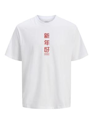 Heren-T-Shirt met Korte Mouwen Jack & Jones Jorsnake - Maat: L