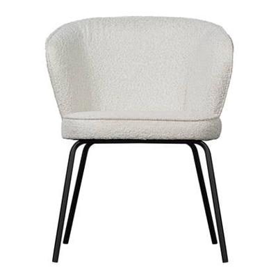 WOOOD Eetkamerstoel 'Admit' Bouclé, kleur Naturel