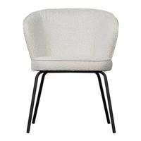 WOOOD Eetkamerstoel 'Admit' Bouclé, kleur Naturel - thumbnail