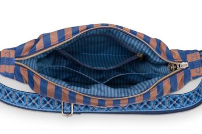 Pip Studio Freya Schoudertas Streep Blauw