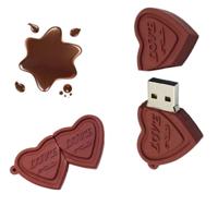MicroDrive 128GB USB 2 0 Creative hart chocolade U schijf - thumbnail
