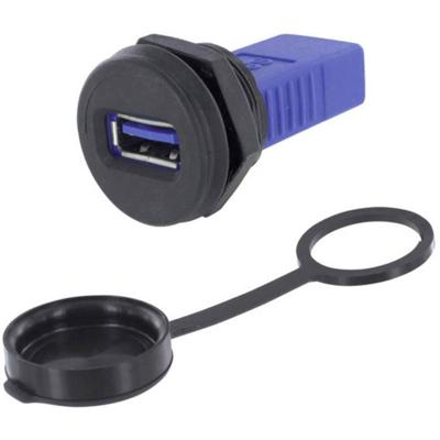 encitech 1310-1030-01 1310-1030-01 USB 3.0-bus A Adapter, inbouw M22 1 stuk(s)