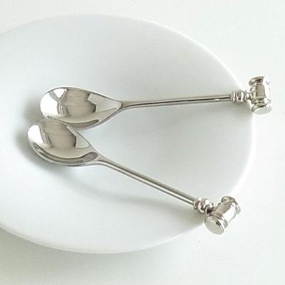 Alessi Dressed Lepel met eiopener 12 cm, per 2