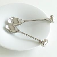 Alessi Dressed Lepel met eiopener 12 cm, per 2 - thumbnail