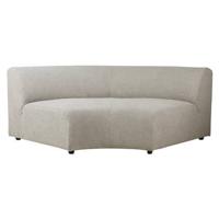 HKliving Jax Bank Element - Middenstuk Rond - Stone - thumbnail