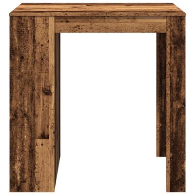 Bartafel 102x70x103,5 cm bewerkt hout oud houtkleurig