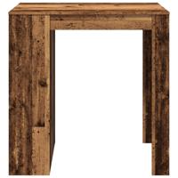 Bartafel 102x70x103,5 cm bewerkt hout oud houtkleurig - thumbnail