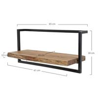 Industriële Wandplank 'Buster' 65cm - thumbnail