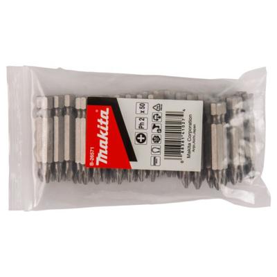 Makita Accessoires Schroefbit PH2x50mm navul 50st - B-26571 Makita Accessoires Schroefbit PH2x50mm navul 50st - B-26571