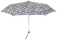 paraplu 97 cm aluminium/polyester wit/zwart - thumbnail