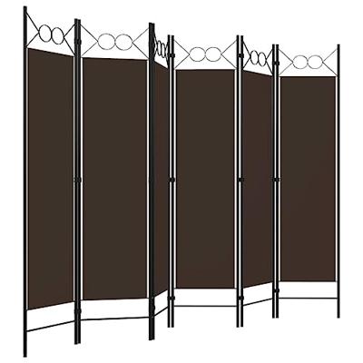 VidaXL Kamerscherm met 6 panelen 240x180 cm bruin