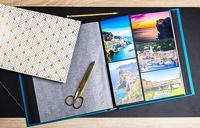 Fotoalbum exacompta 29x32cm 60pag néo déco blauw - thumbnail