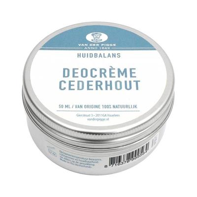 van der Pigge Huidbalans deocreme ceder 50 Milliliter