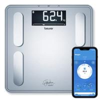 Beurer BF 405 Personenweegschaal Digitaal Weegbereik (max.): 200 kg Wit Met Bluetooth - thumbnail