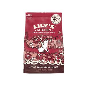 Lily's Kitchen Adult Wild Woodland Walk met eend, zalm en hert hondenvoer 2 x 12 kg
