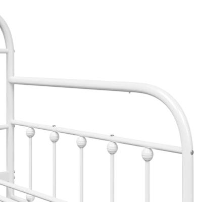 Bedframe voor een daybed Wit 100 x 200 cm Gepoedercoat staal