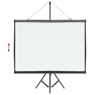 VidaXL Projectiescherm met statief 72 inch 4:3