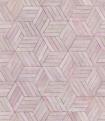 Novamur Leyla Behang met hexagon patroon - 89002