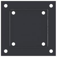 Paonderstellen vierkant 12 st 101x101 mm gepoedercoat staal - thumbnail