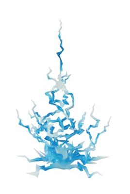 Tamashii Effect Action Figure Accessory Thunder Blue Version for S.H.Figuarts Tamashii Effect Action Figure Accessory Thunder Blue Version for S.H.Figuarts