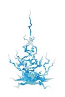 Tamashii Effect Action Figure Accessory Thunder Blue Version for S.H.Figuarts - thumbnail