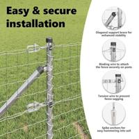 VidaXL Hek met paal zilver 1,2 x 10 m staal - thumbnail