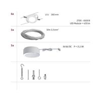 Paulmann RoundMc 50107 Kabelsysteem compleet LED vast ingebouwd 16 W LED Wit (mat) - thumbnail
