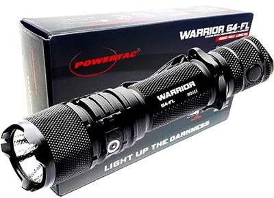 Powertac WAR-G4 FLW Zaklamp werkt op een accu LED 4200 lm 152 g Powertac WAR-G4 FLW Zaklamp werkt op een accu LED 4200 lm 152 g