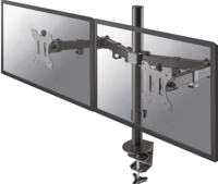 Neomounts FPMA-D550DBLACK 2-voudig Monitor-tafelbeugel 25,4 cm (10) - 81,3 cm (32) Zwenkbaar, Roteerbaar, Kantelbaar Zwart - thumbnail