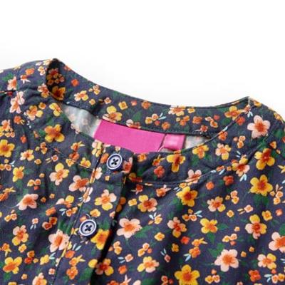 Kinderjurk met lange mouwen 140 marineblauw Kinderjurk met lange mouwen 140 marineblauw