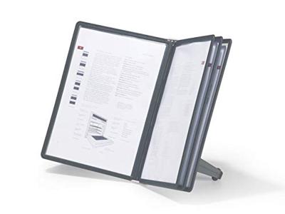 Durable Standaard voor bureaustandaard SHERPA SOHO 5 - 5540 Zwart DIN A4 Aantal meegeleverde displaypanels 5 - thumbnail