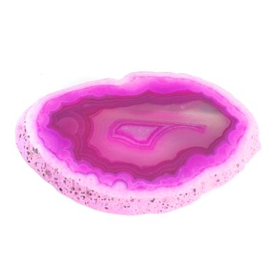 Schijf Roze Agaat Klein (30 - 50 mm)