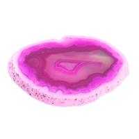 Schijf Roze Agaat Klein (30 - 50 mm) - thumbnail