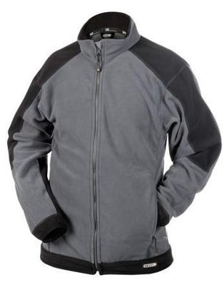 DASSY fleecejas kazan grijs/zwart xl